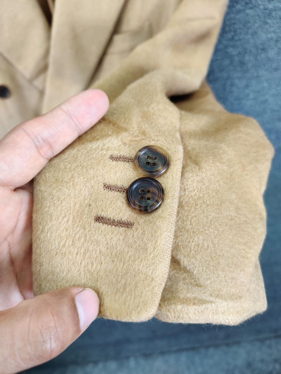 Prada Prada Milano Italy Double Breasted Wool Long Coat Size US M / EU 48-50 / 2 - 16 Thumbnail