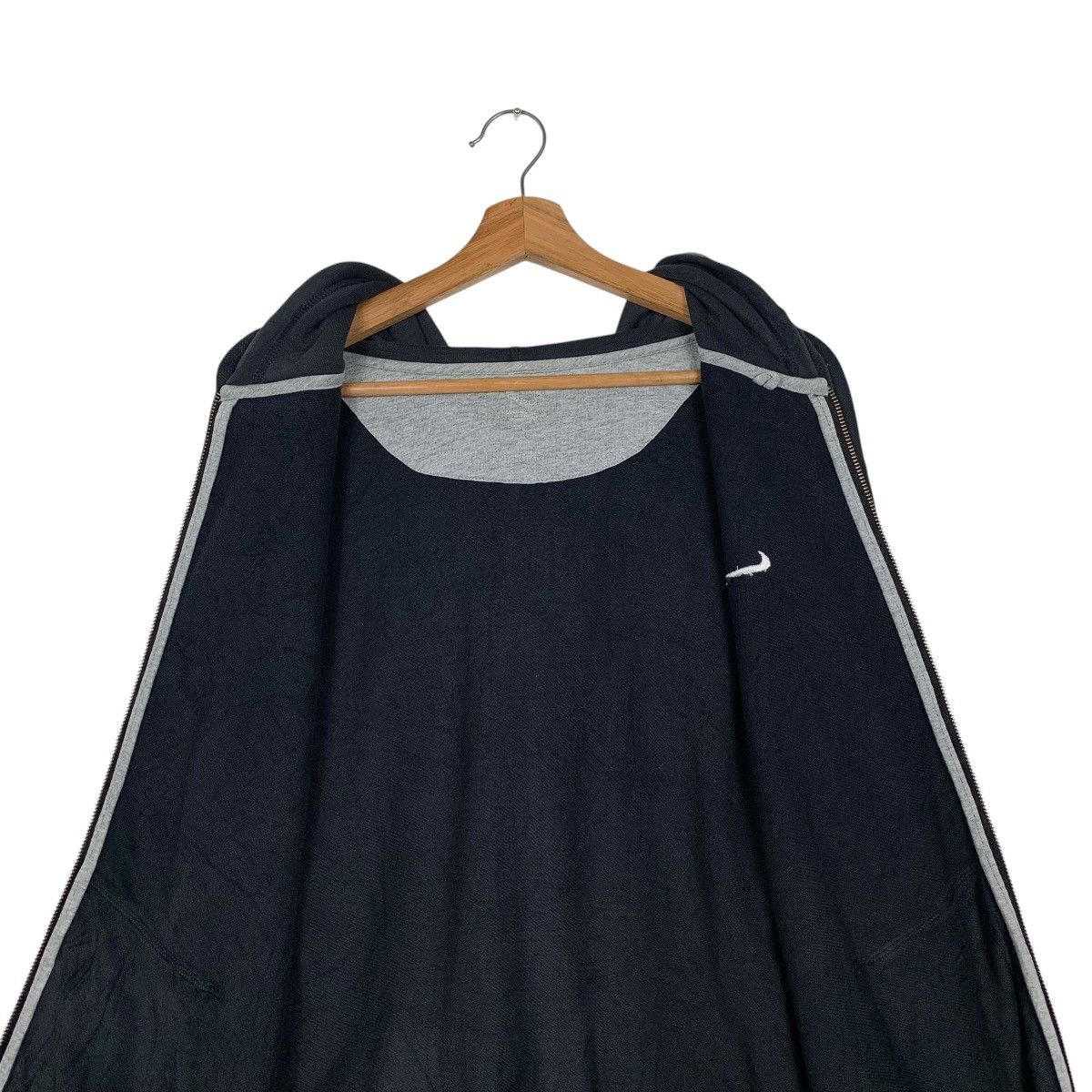 Nike NIKE Small Swoosh Logo Zipper Hoodies Sweatshirt #1857-C81 Size US XXL / EU 58 / 5 - 13 Thumbnail
