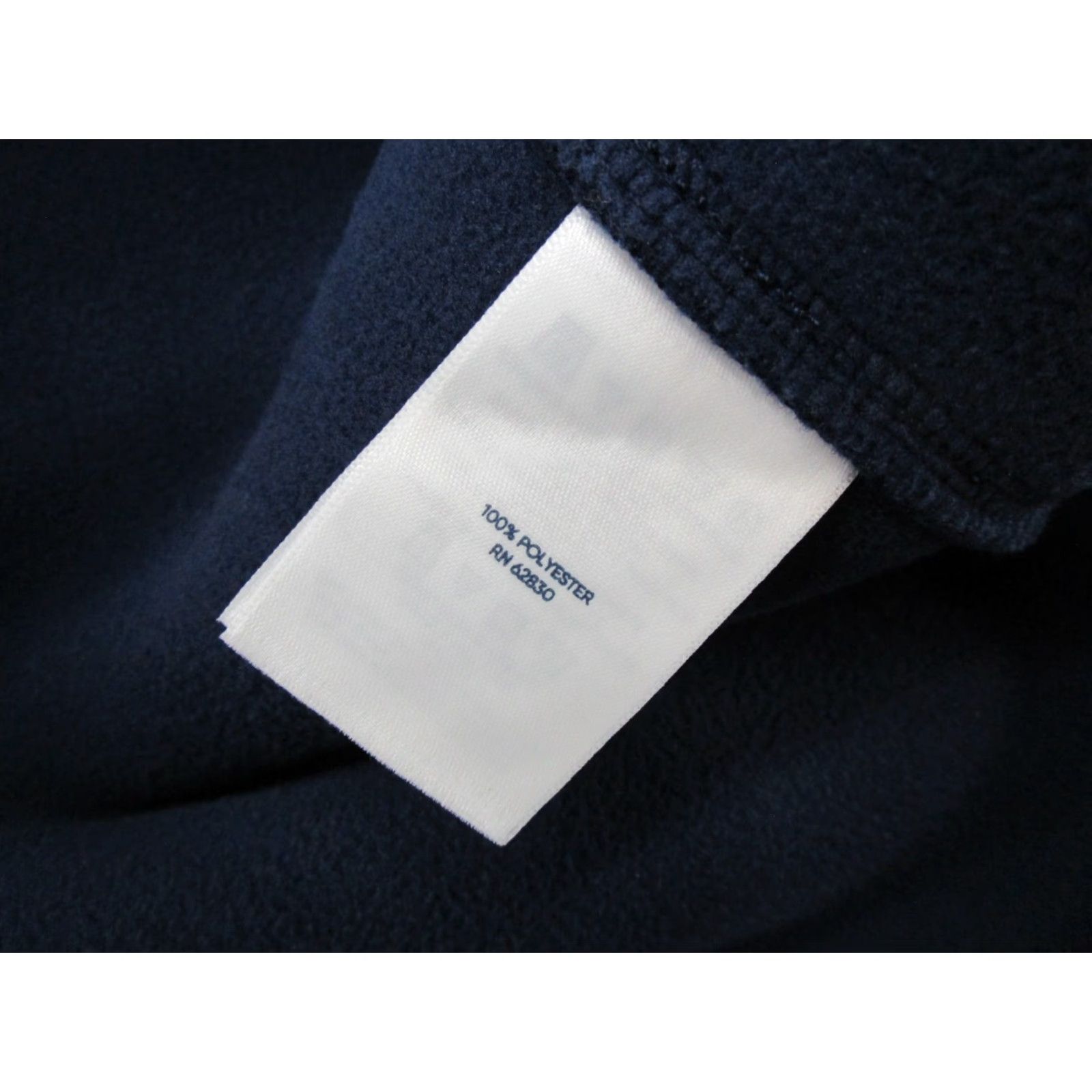 Lands' End Lands' End Women's Plus Size 1X Sherpa Pile Fleece Jacket Blue Full Zip Outdoor Pockets Size XL / US 12-14 / IT 48-50 - 3 Thumbnail