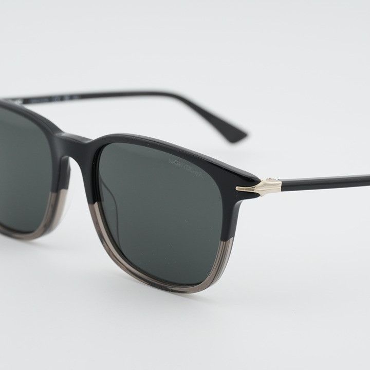 Montblanc Montblanc MB0338S 003 Sunglasses Black Square Frame Size ONE SIZE - 3 Thumbnail