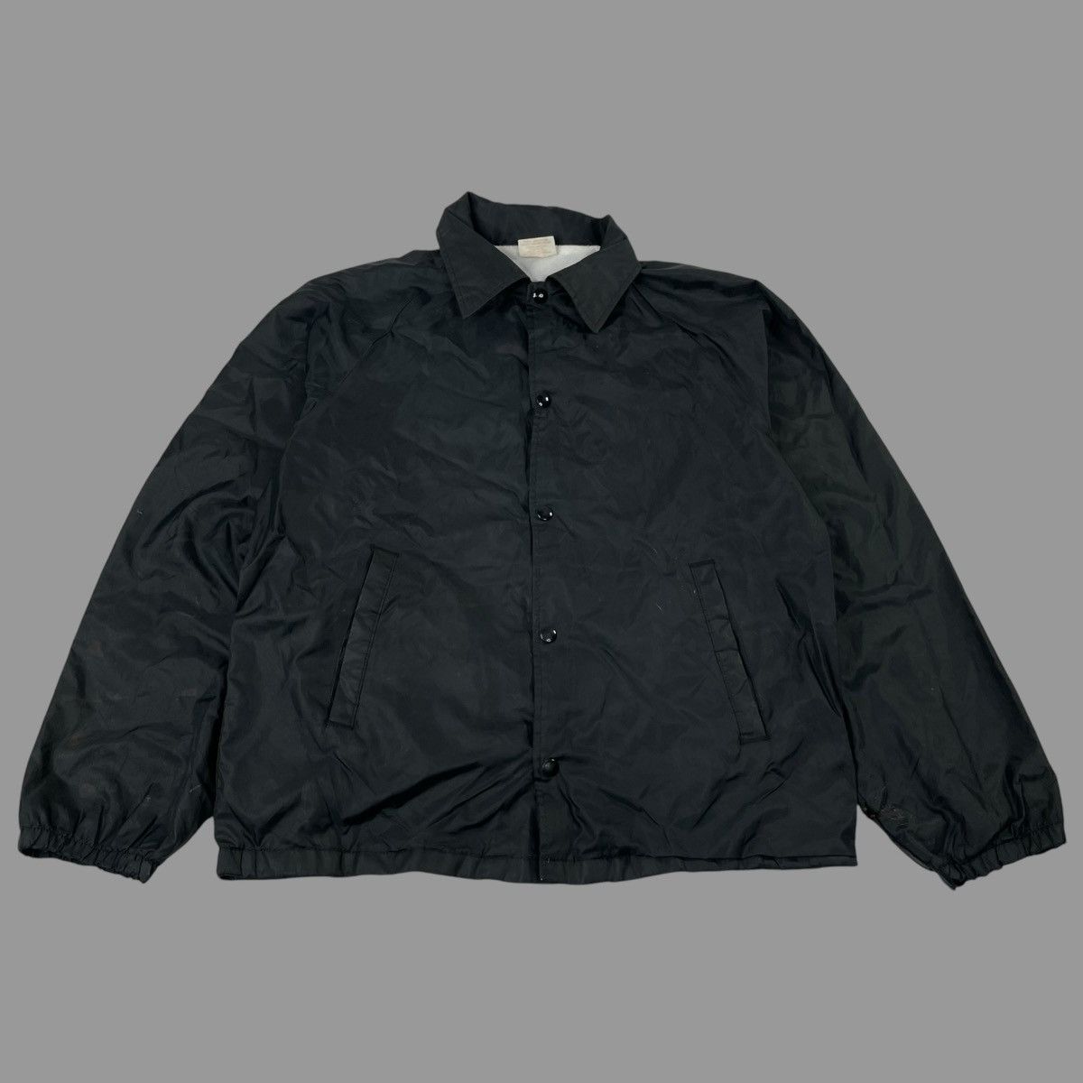 Vintage Vintage 90s blank windbreaker jacket Size US M / EU 48-50 / 2 - 1 Thumbnail