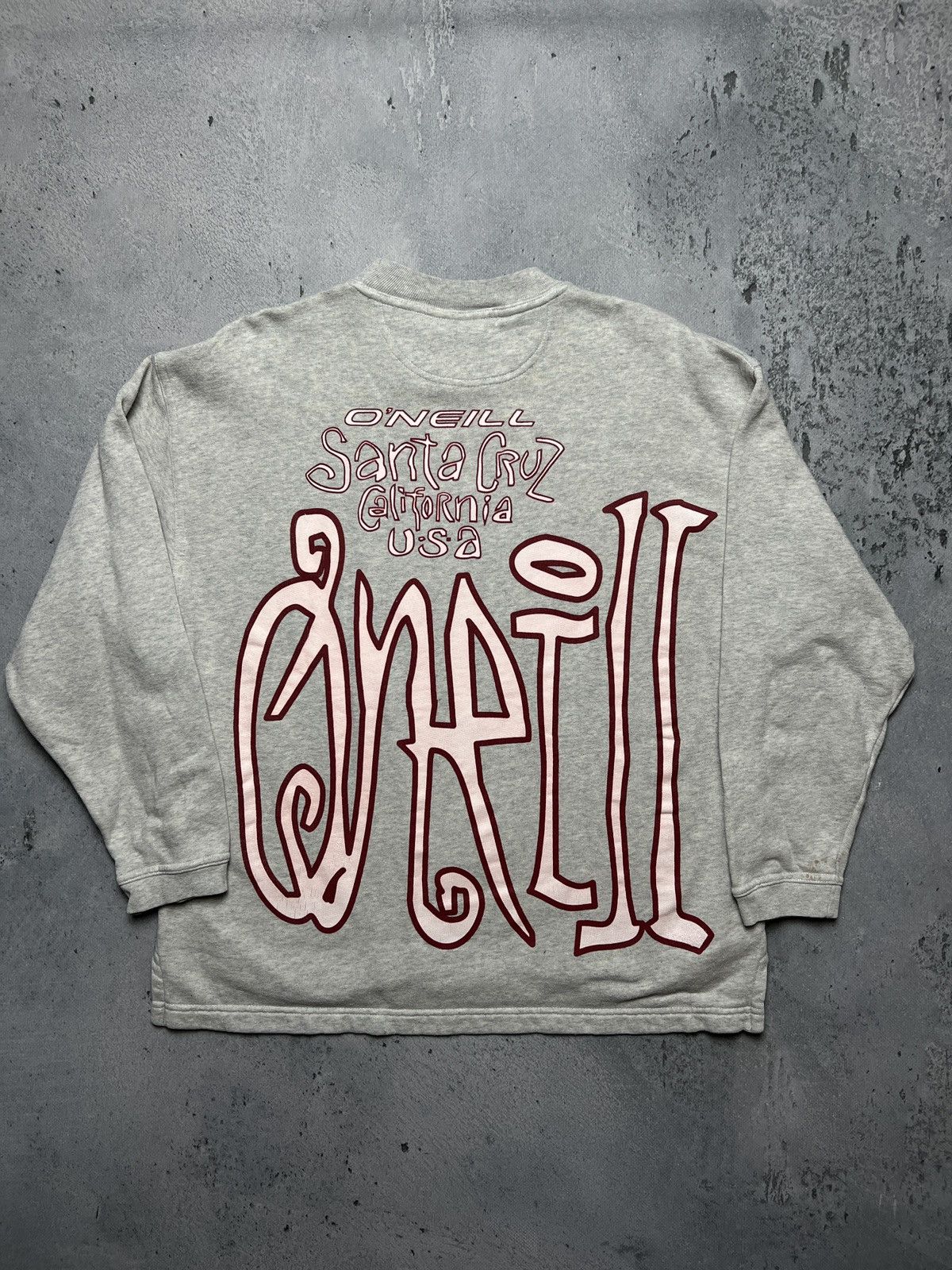 Billabong Oneill Santa Cruz California USA Surfing Vintage Sweatshirt Size US S / EU 44-46 / 1 - 1 Thumbnail