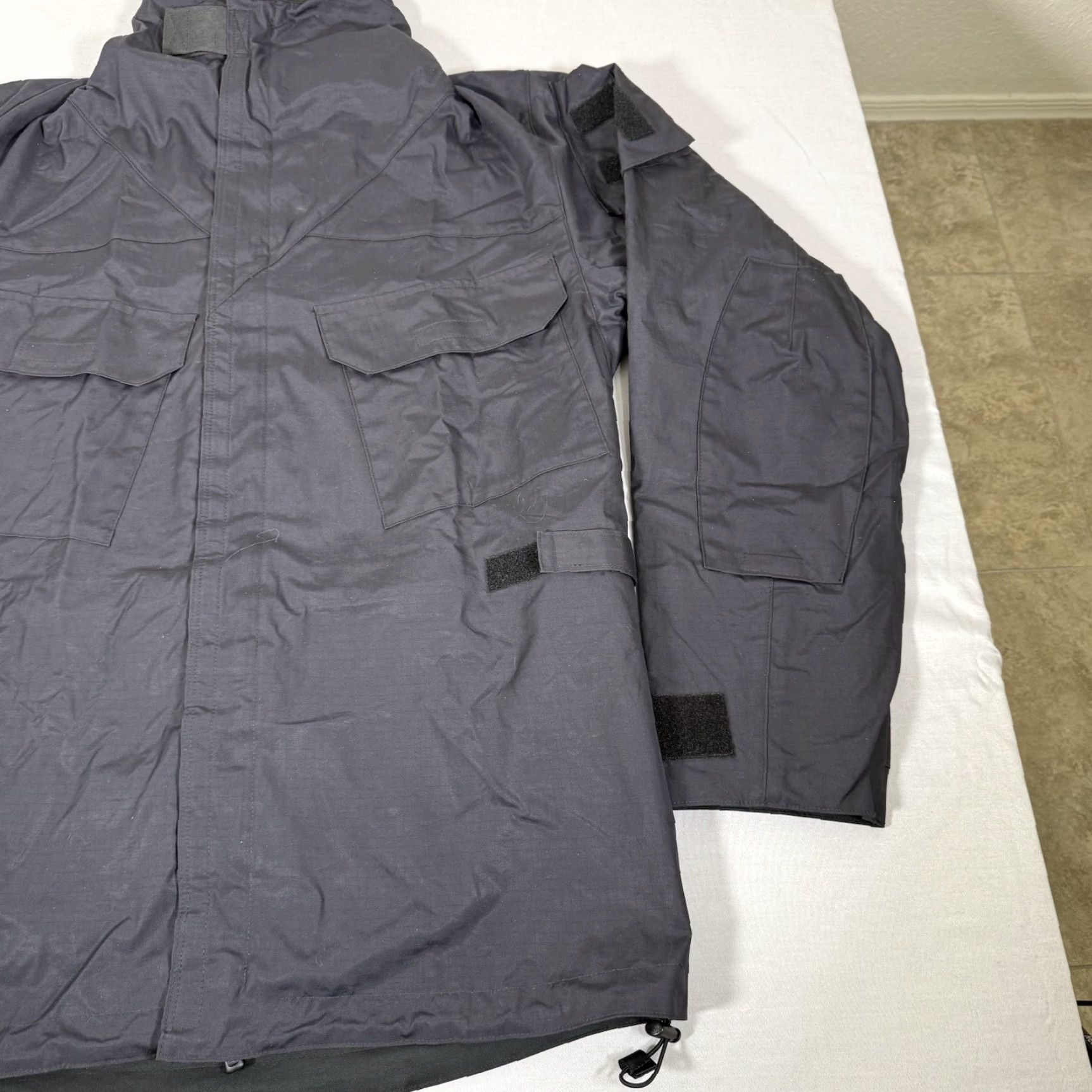 Vintage OPEC Military Jacket Mens Large Gray Casual Workwear Zip Up Coat PPE Size US L / EU 52-54 / 3 - 3 Thumbnail