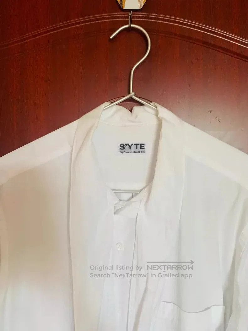 Yohji Yamamoto Yohji Yamamoto White Long Sleeve Shirt Size US L / EU 52-54 / 3 - 2 Thumbnail