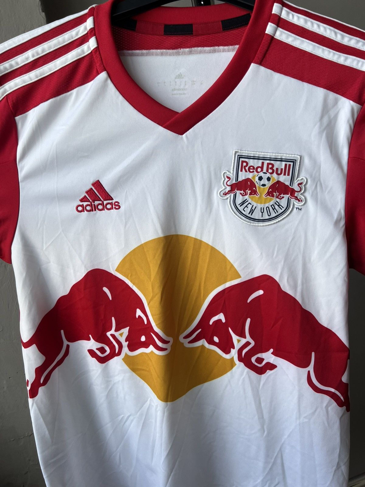 Adidas 2016/17 Red Bull New York Home soccer football jersey shirt Size US S / EU 44-46 / 1 - 4 Thumbnail
