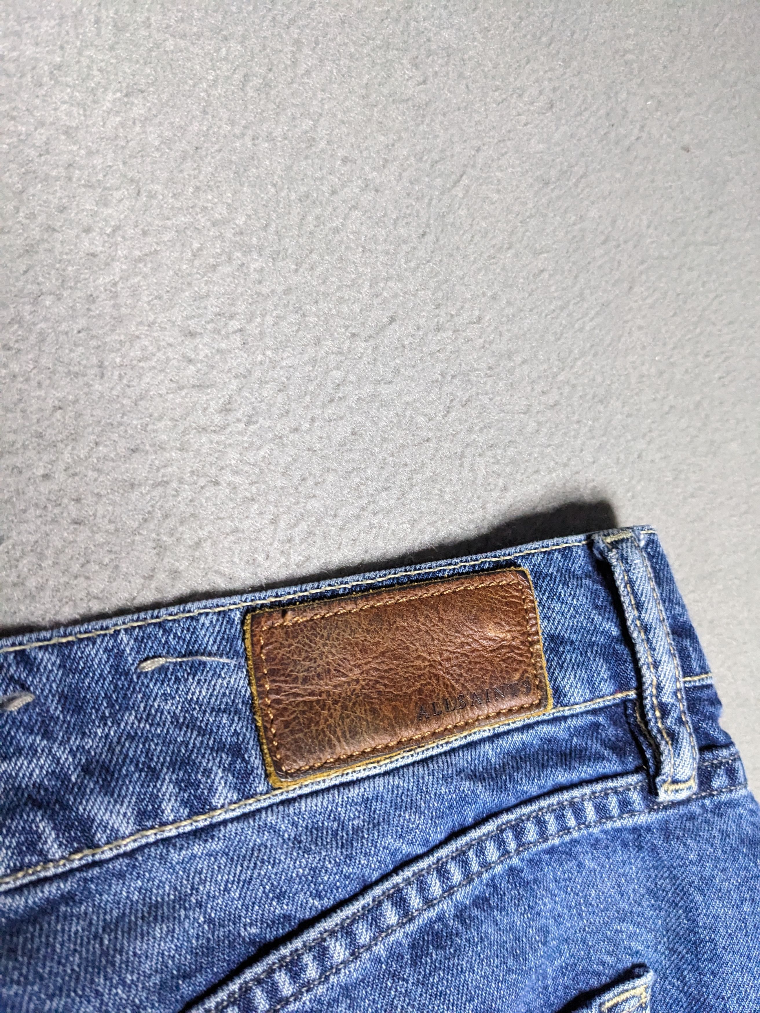 Allsaints All Saints Amy Girlfriend Jeans 33x28 Distressed Straight Size 33" - 9 Thumbnail