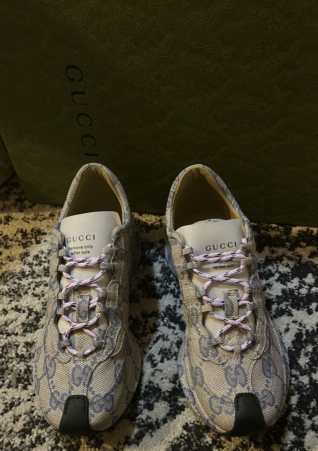 Gucci Gucci Monogram Run Ultralight Plume GG Cubic Sneaker Size US 7.5 / EU 40-41 - 2 Thumbnail