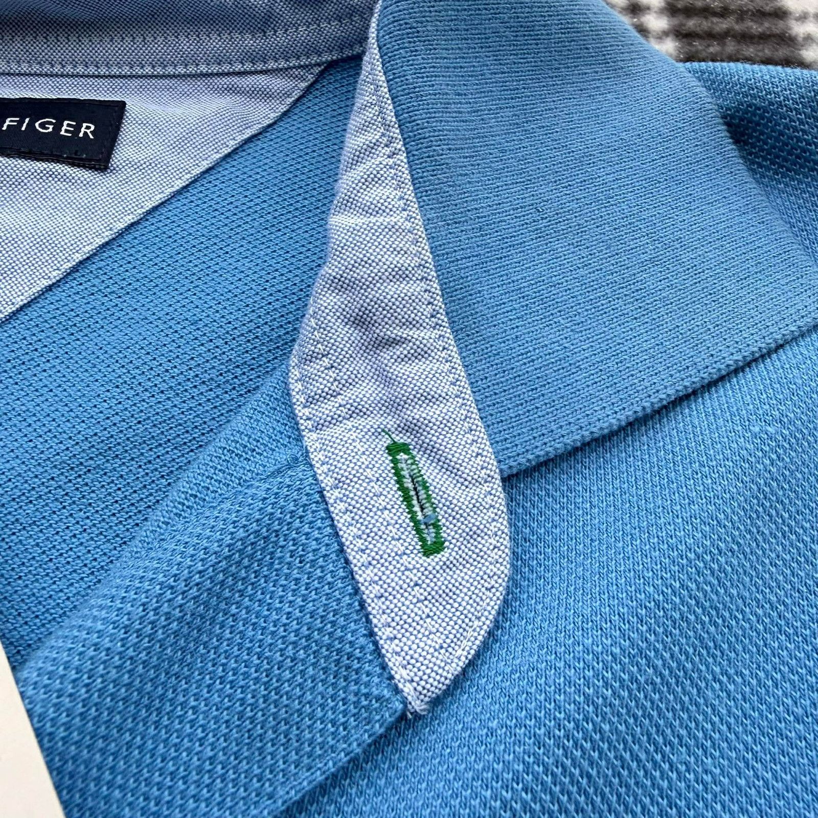 Tommy Hilfiger NWT Tommy Hilfiger Long Sleeve Polo Shirt Light Blue Size US L / EU 52-54 / 3 - 7 Thumbnail