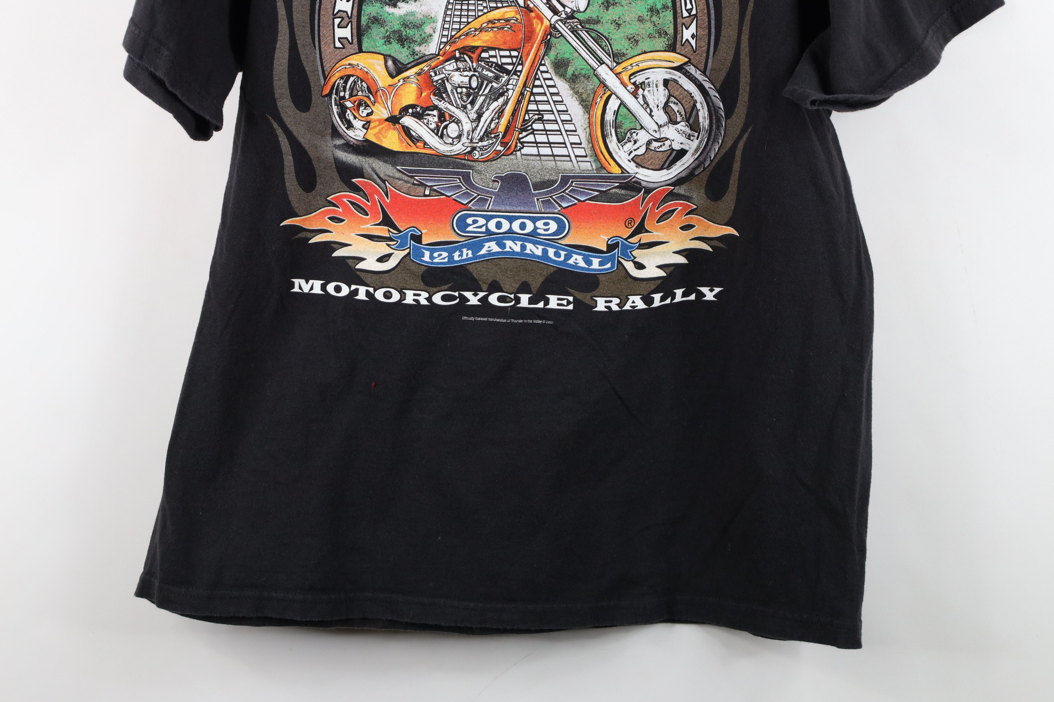 Vintage Vintage Y2K Johnstown Motorcycle Rally Fire Tribal T-Shirt Size US L / EU 52-54 / 3 - 16 Thumbnail