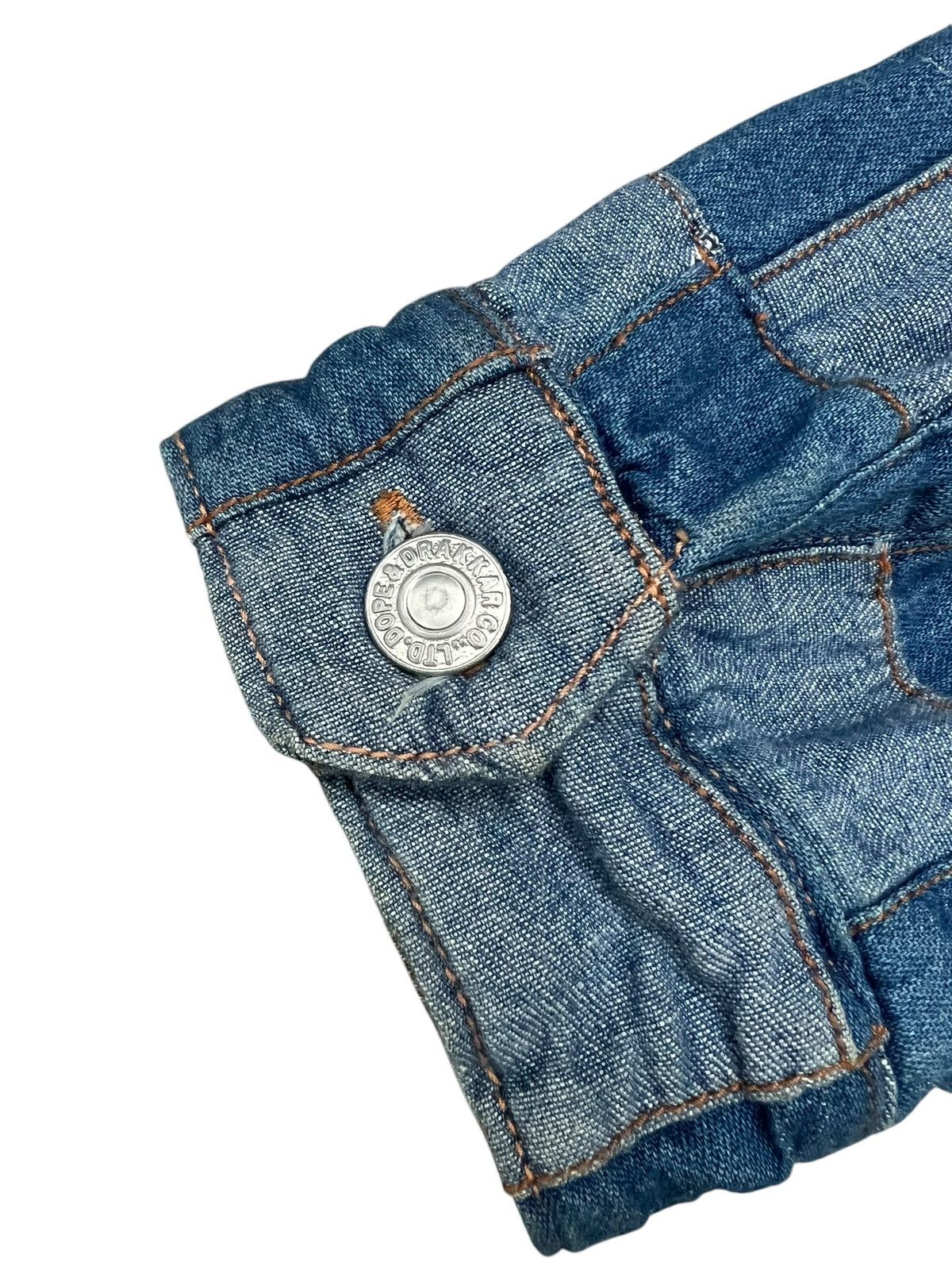 14th Addiction Dope + Drakkar Japan Patchwork Denim Heavy Shirt Size US M / EU 48-50 / 2 - 20 Thumbnail