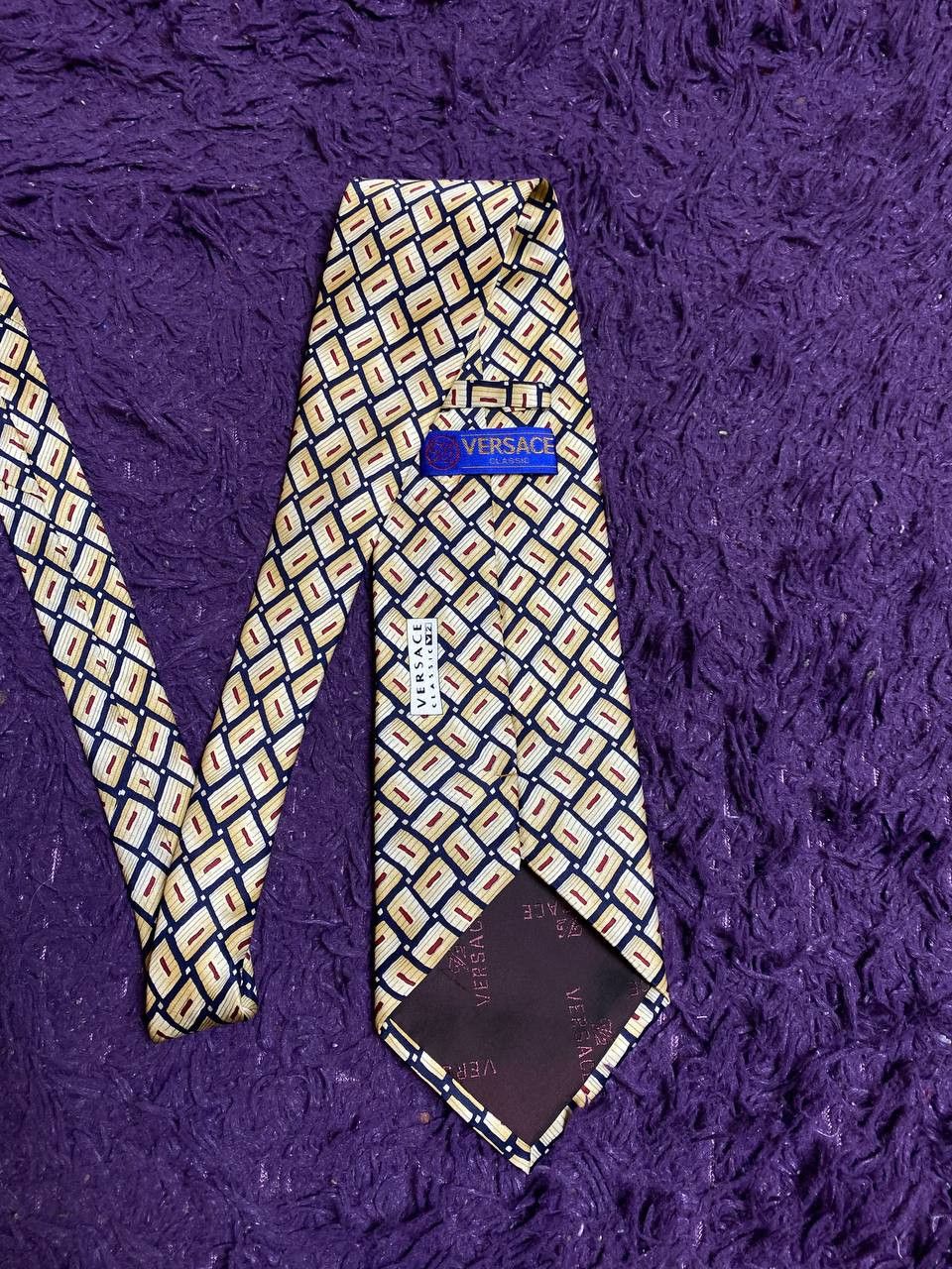 Versace Versace Vintage Versace Silk Tie Size ONE SIZE - 6 Thumbnail