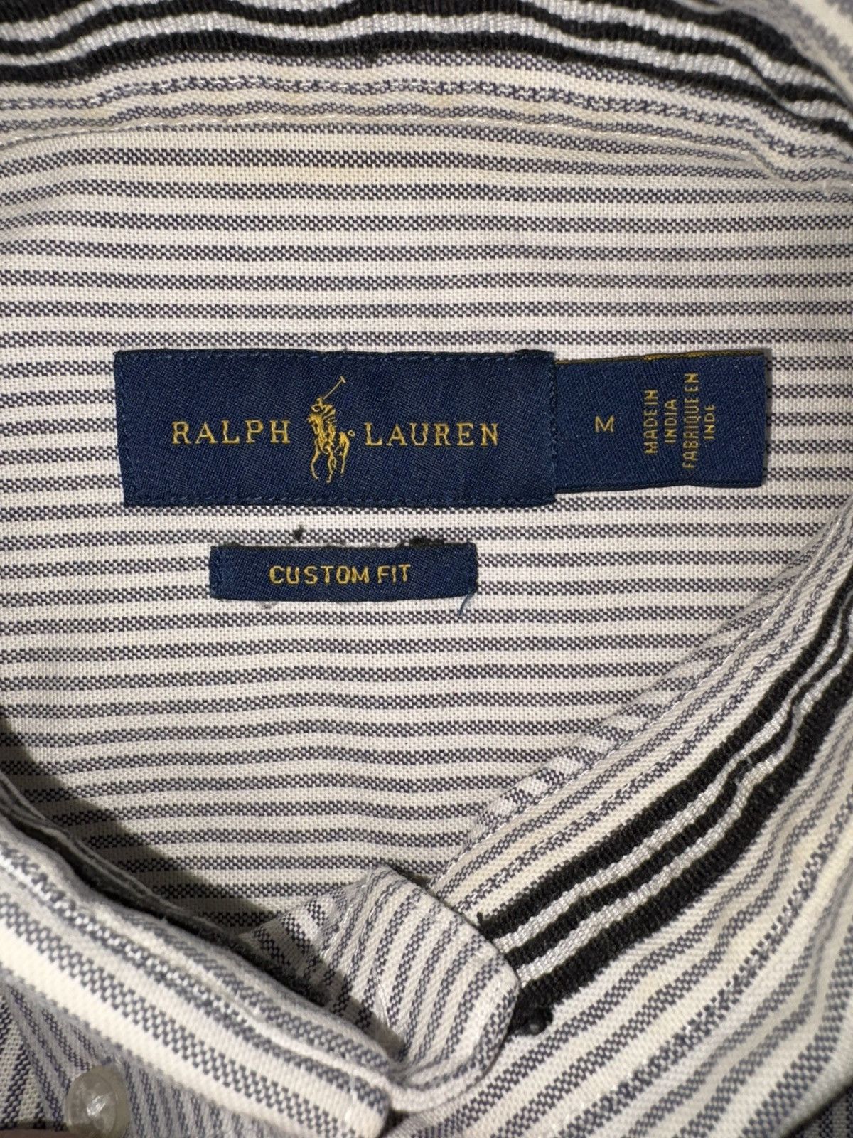 Ralph Lauren Polo Ralph Lauren Striped Crest Oxford Shirt CustomFit SizeM Size US M / EU 48-50 / 2 - 9 Thumbnail
