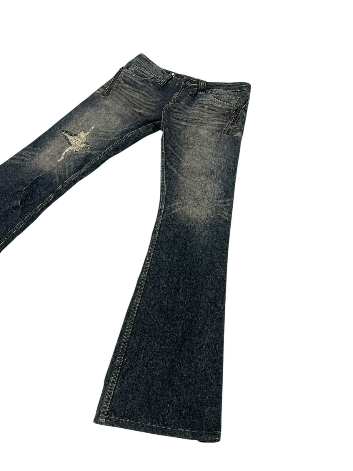 Le Grande Bleu (L.G.B.) Flare Jeans Semantic Design Chrome Dior Erd cdg amiri 2🟦9 Size US 31 - 3 Thumbnail