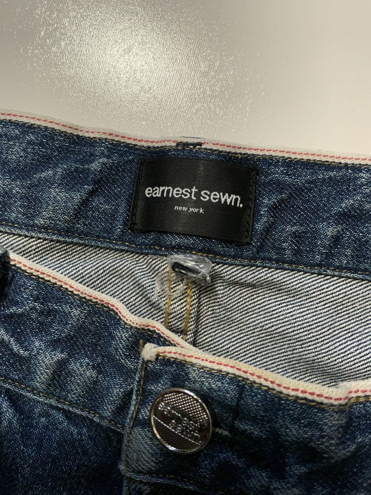 Earnest Sewn Earnest Sewn Redline Selvedge Distressed Denim Jean Shorts Size US 32 / EU 48 - 5 Thumbnail