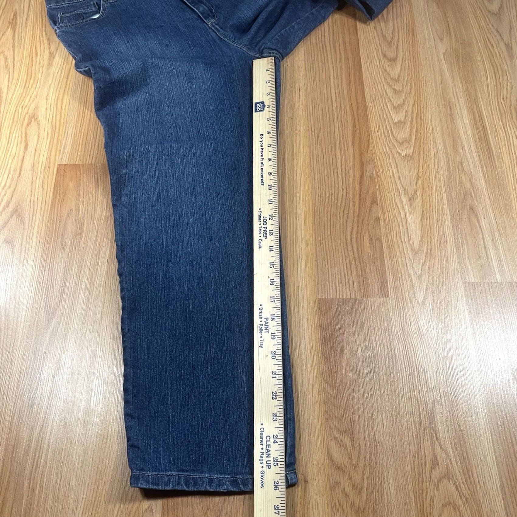 Gloria Vanderbilt Gloria Vanderbilt Amanda Jeans Womens 16P Petite Short Blue Wash Stretch Denim Size 38" / US 16 / IT 52 - 6 Thumbnail