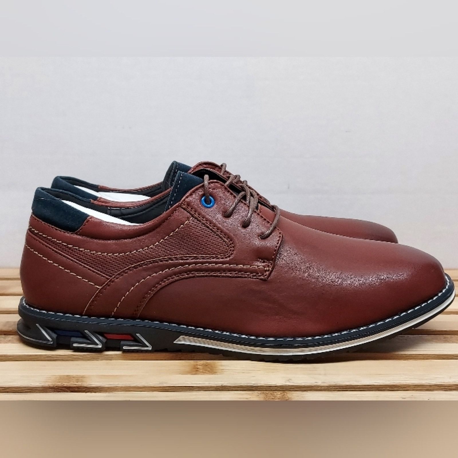Other Gatsby Mens Brown Oxford Casual Dress Shoes Size 11 Size US 11 / EU 44 - 6 Thumbnail