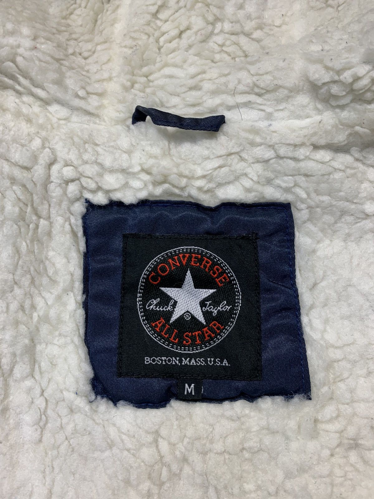 Converse 90s All Star Chuck Taylor Sherpa Hooded Jacket Padded Size US M / EU 48-50 / 2 - 10 Thumbnail