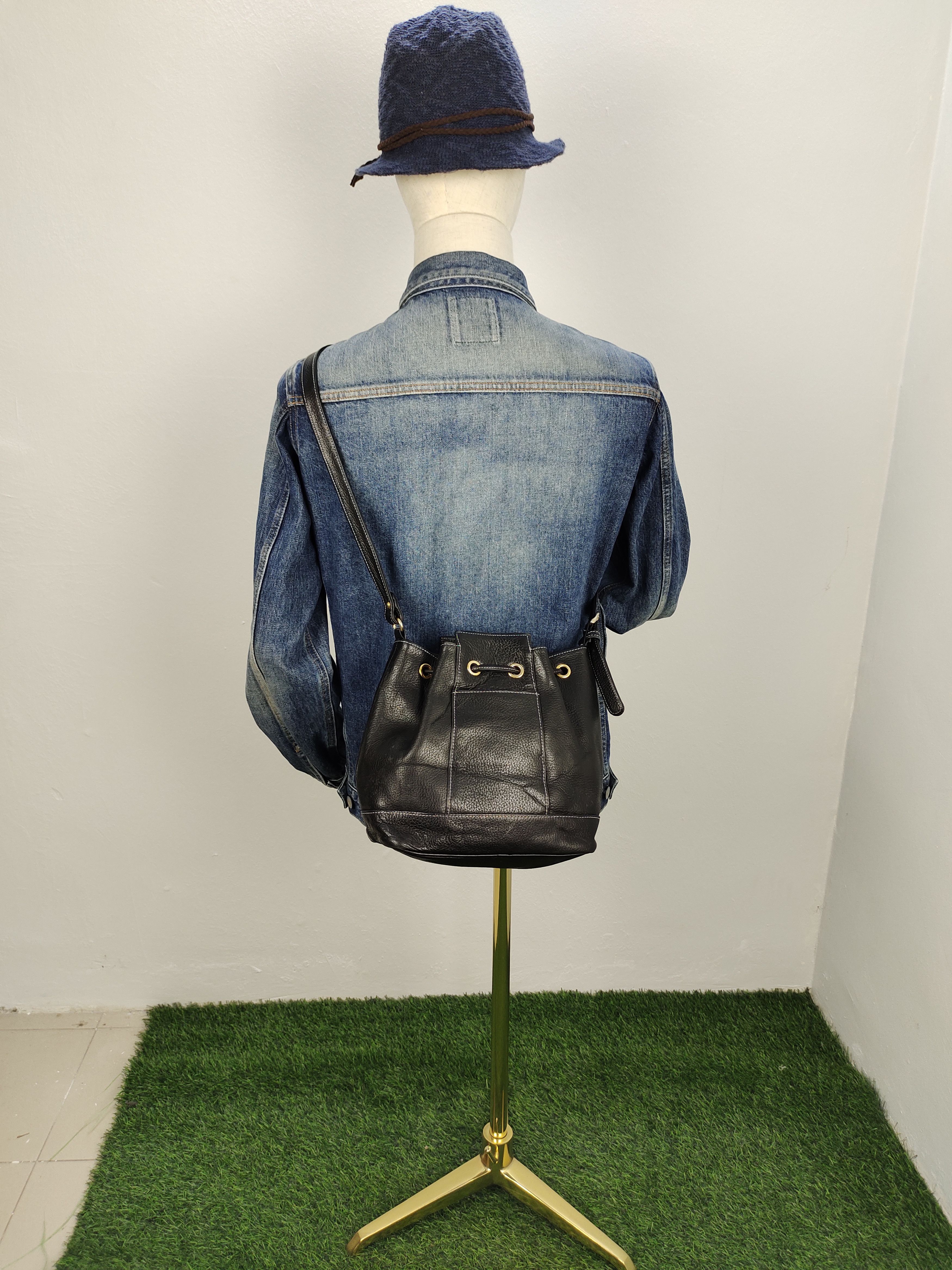 Hysteric Glamour Vintage Jacovitti Patina Full Leather Bucket Bag Size ONE SIZE - 2 Thumbnail