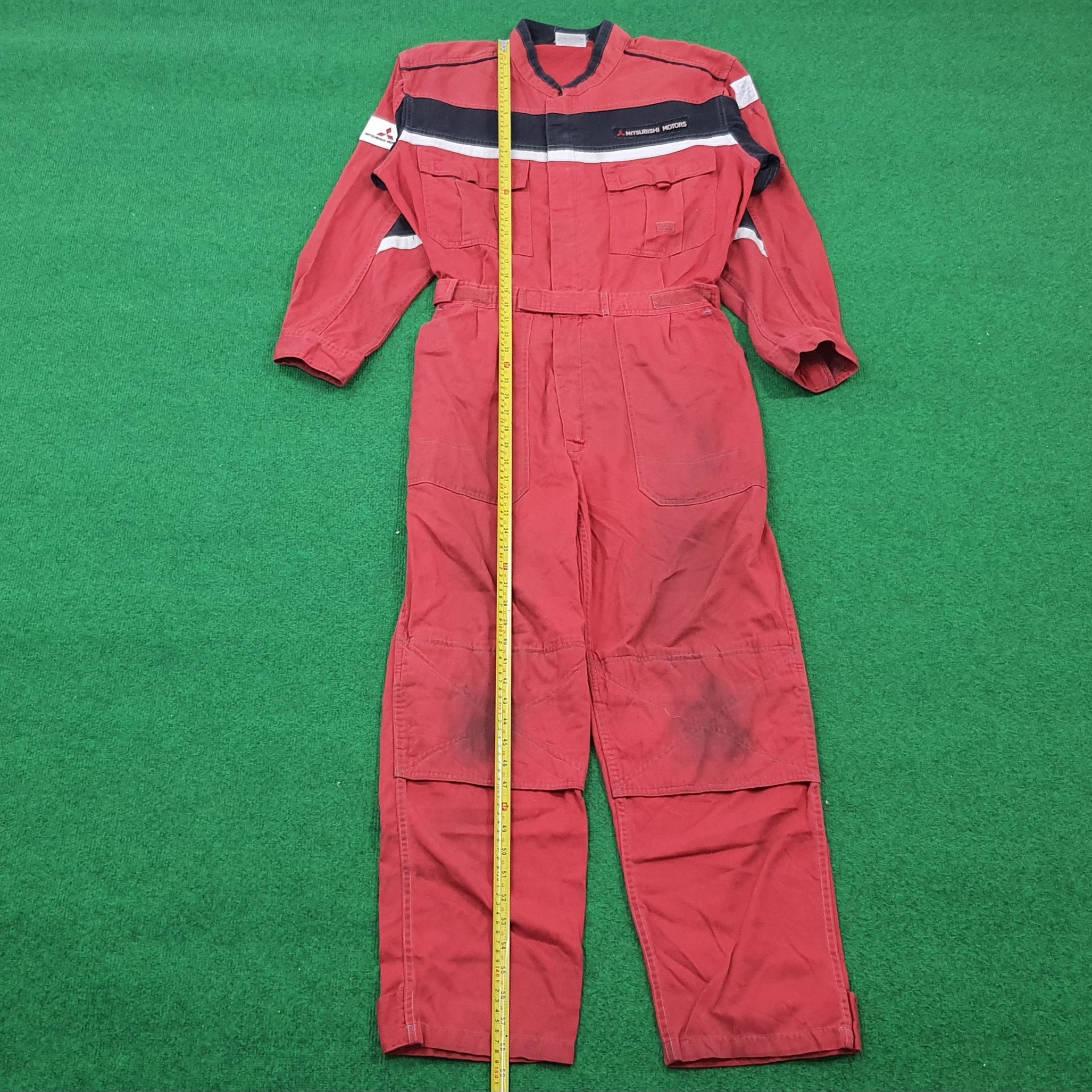 Japanese Brand × Vintage Vintage Ralli Art Mitsubishi Motor Japan Workwear Coverall Size US M / EU 48-50 / 2 - 4 Thumbnail