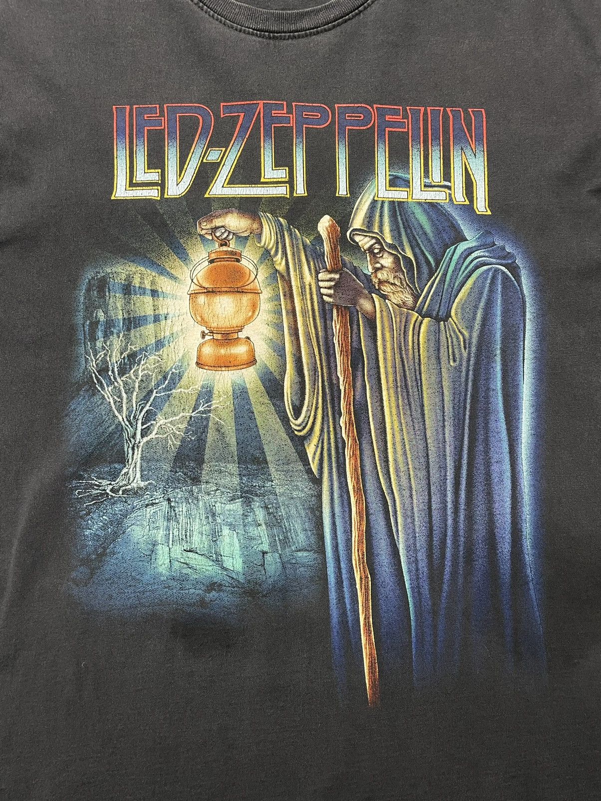 Led Zeppelin × Vintage Led Zeppelin Stairway To Heaven Tee Vintage Y2K Size US L / EU 52-54 / 3 - 3 Thumbnail