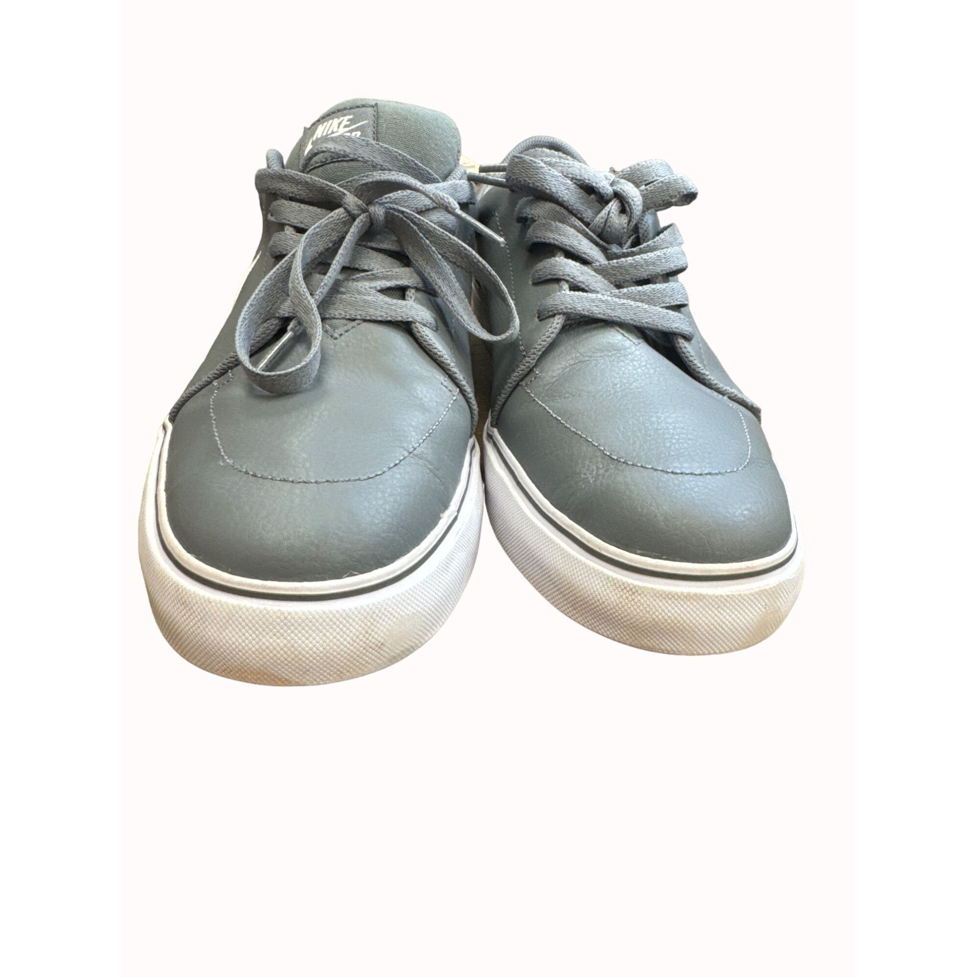 Nike Nike SB Low Gray Leather mens skating sneakers shoes Size 13 Size US 13 / EU 46 - 6 Thumbnail