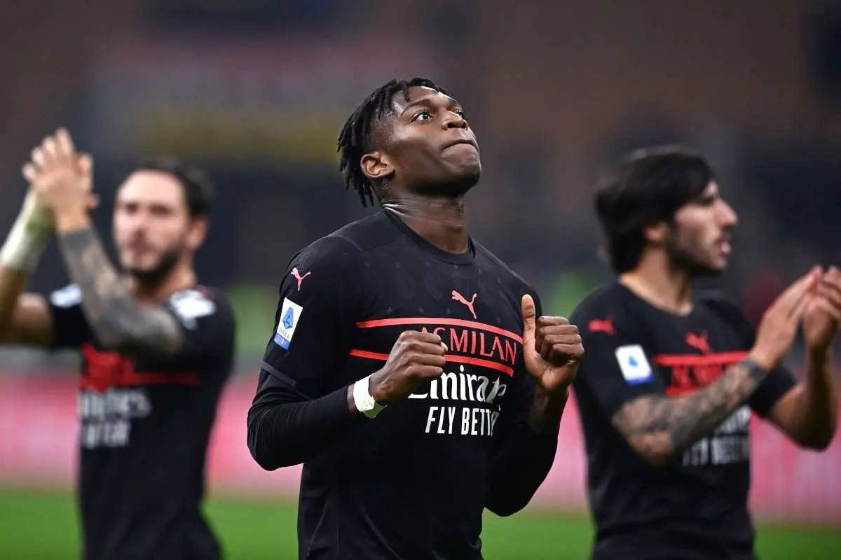 Puma AC MILAN PUMA 2021/2022 SOCCER THIRD JERSEY #17 RAFAEL LEAO Size US L / EU 52-54 / 3 - 13 Thumbnail