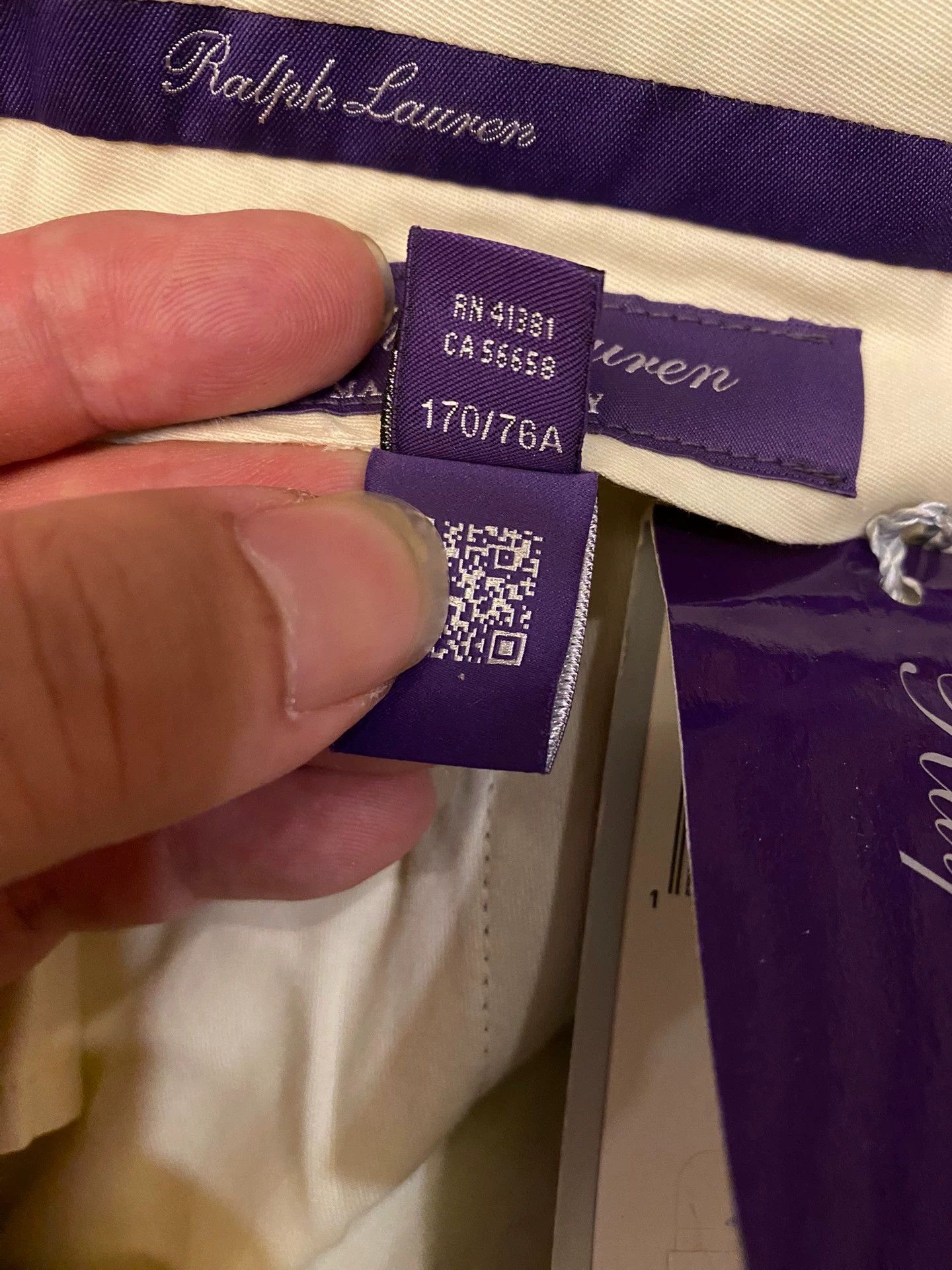 Ralph Lauren RALPH LAUREN Purple Label 100% Linen Naples Trousers 30 Size US 30 / EU 46 - 5 Thumbnail