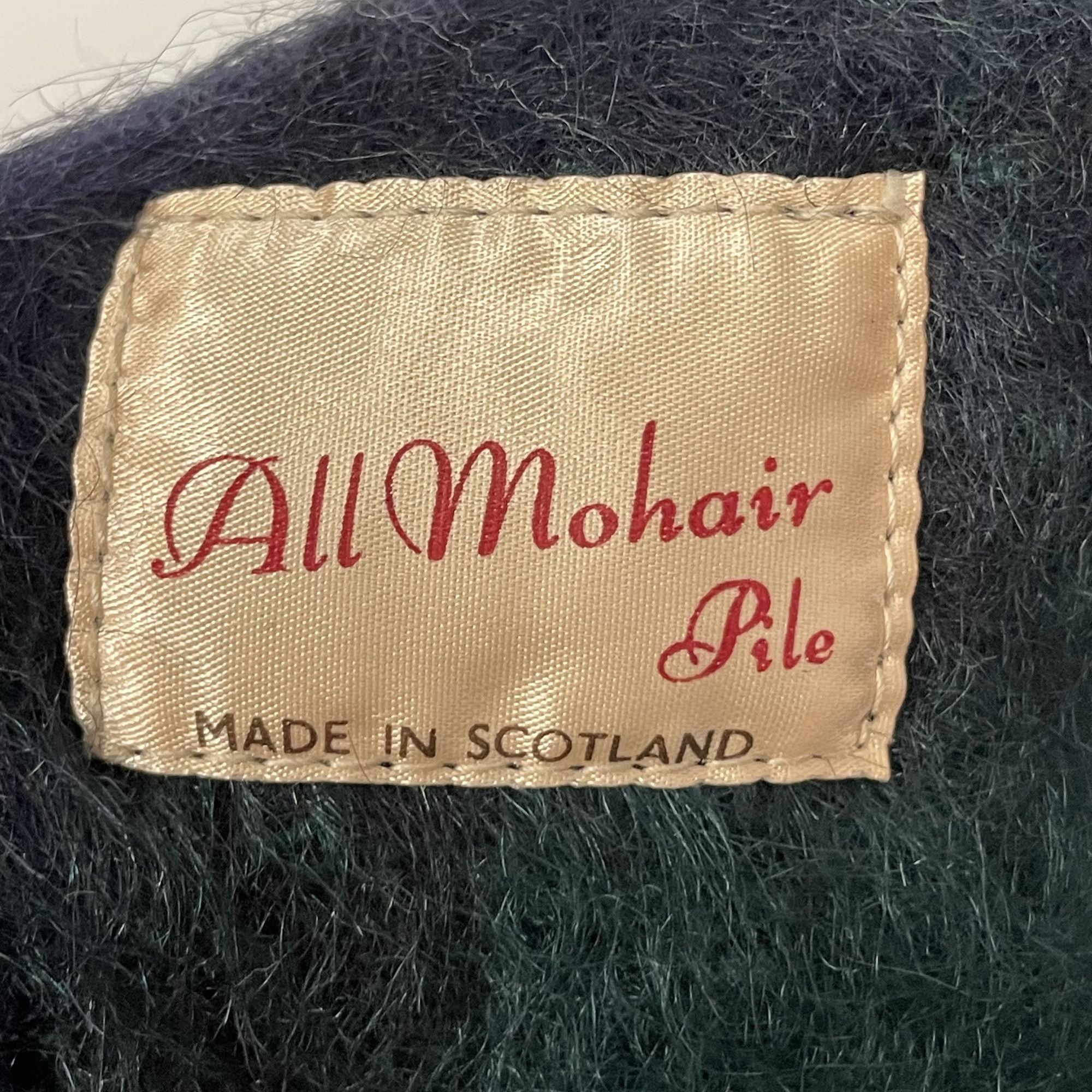Other Green Blue Scotland TARTAN Wrap MOHAIR SCOTTISH Plaid Scarf Size ONE SIZE - 2 Thumbnail