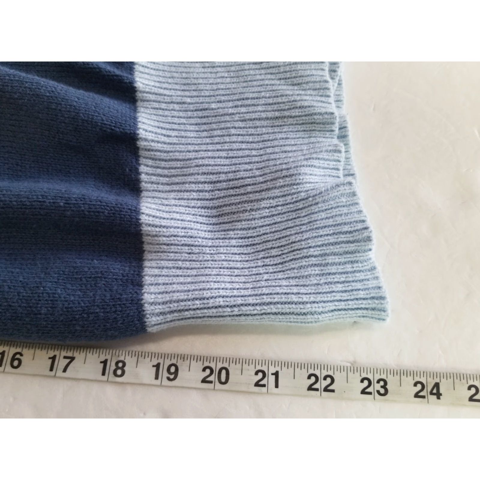 Lucky Brand Lucky Brand Sweater Women Pullover Knit Striped Casual Blue Size Small Size S / US 4 / IT 40 - 6 Thumbnail