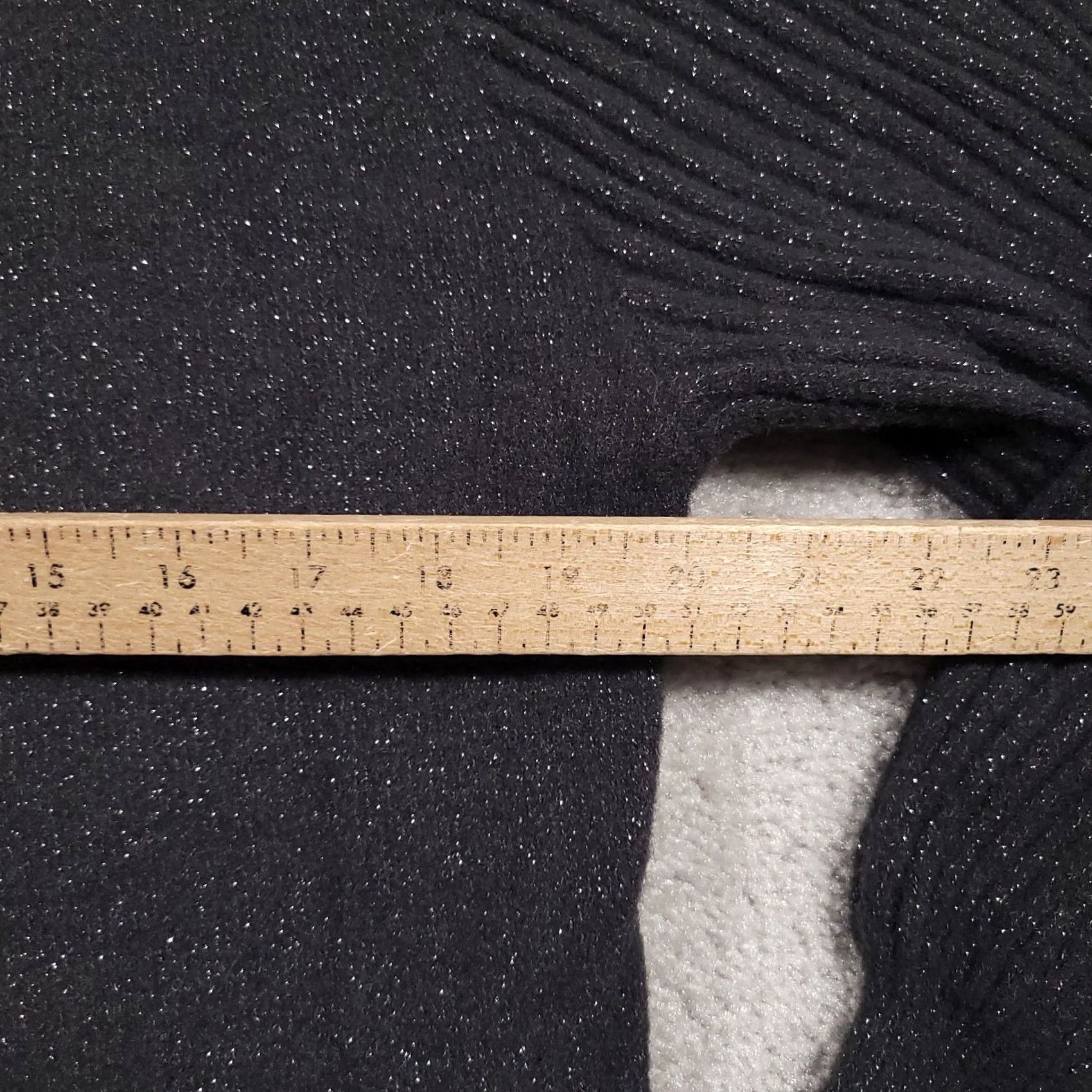 Express Express Cropped Sweater Women's Large Dark Gray Glitter Soft Turtle Neck Pullover Knit Long Sleeve Regular Fit Casual Holiday Women Mens/Girls Size L / US 10 / IT 46 - 6 Thumbnail