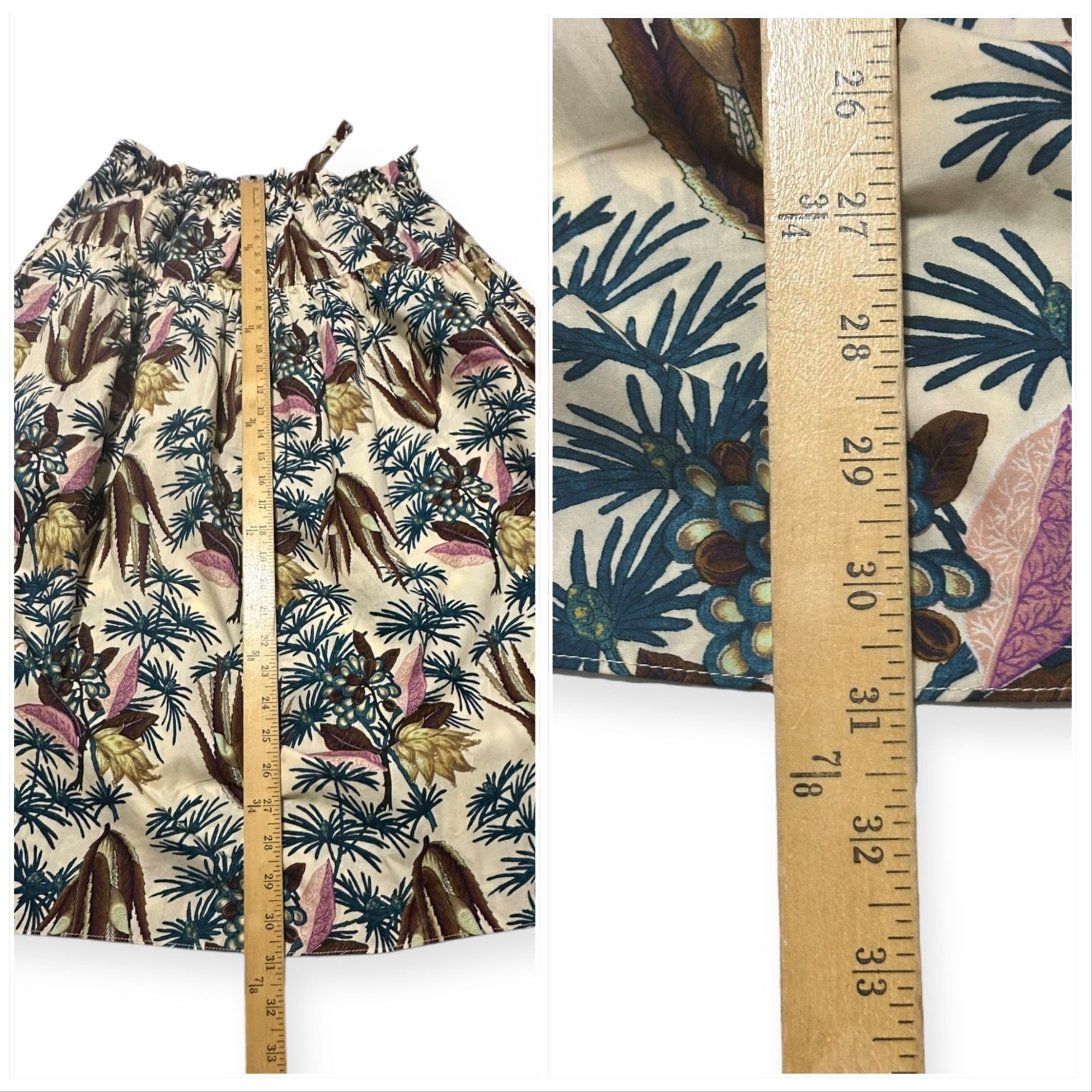 Ulla Johnson Ulla Johnson Fernanda Cotton Midi Skirt In Wildflower, Size Size 34" / US 12 / IT 48 - 9 Thumbnail