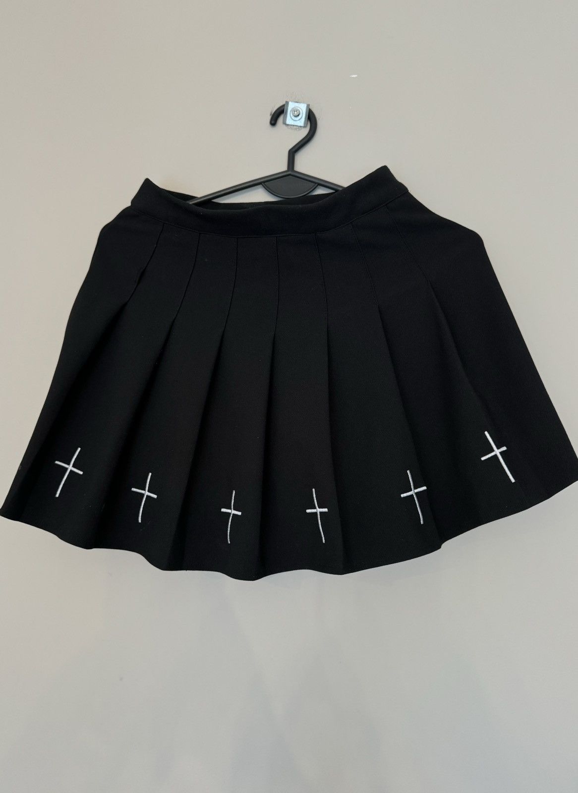 Other Avant Garde skirt with crosses rock 2in1 with shorts inside Size 27" / US 4 / IT 40 - 1 Thumbnail