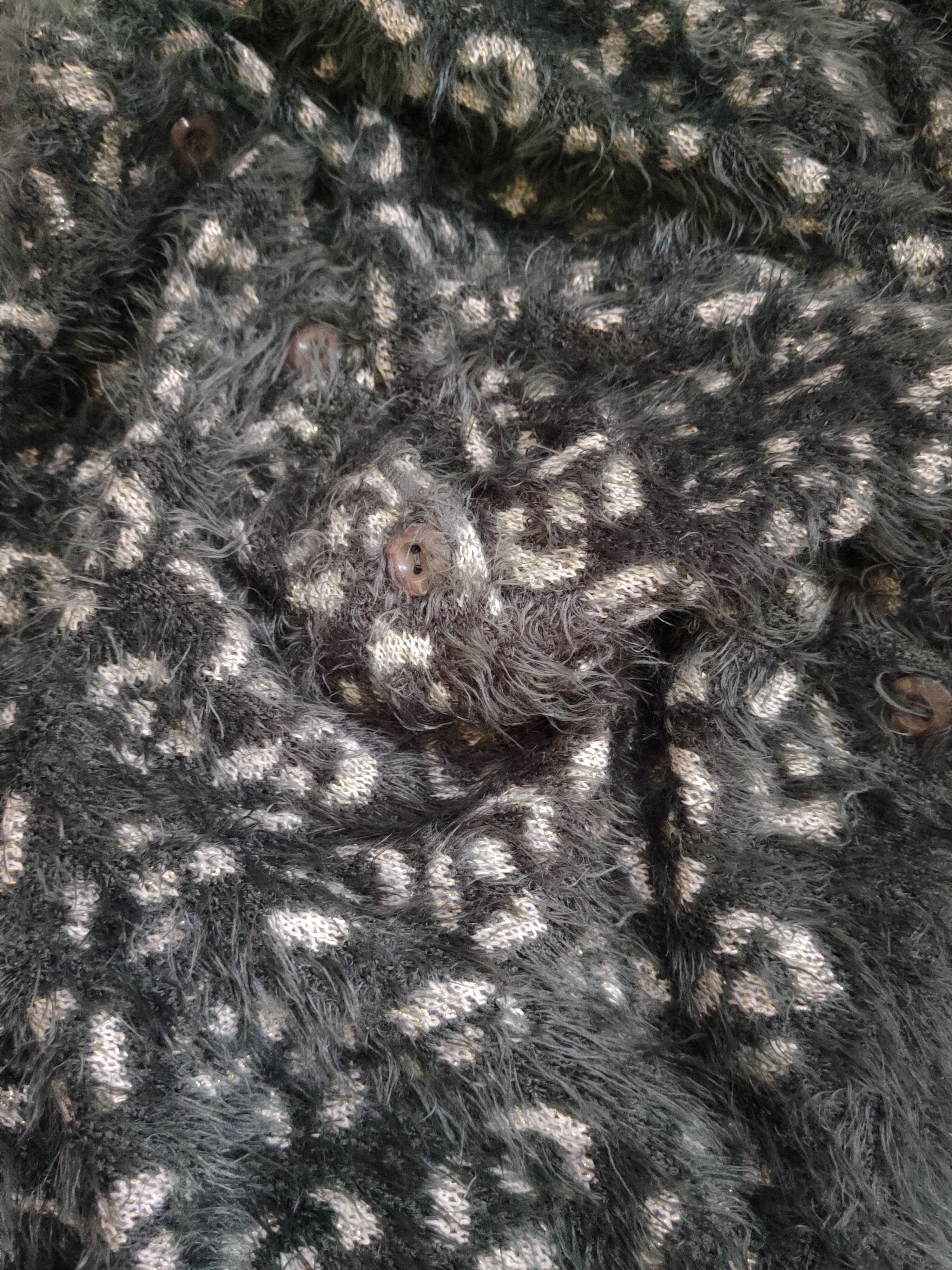 Japanese Brand × Vintage Walvote Olive Fur Mohair Knitwear Cardigan #S2085 Size M / US 6-8 / IT 42-44 - 10 Thumbnail