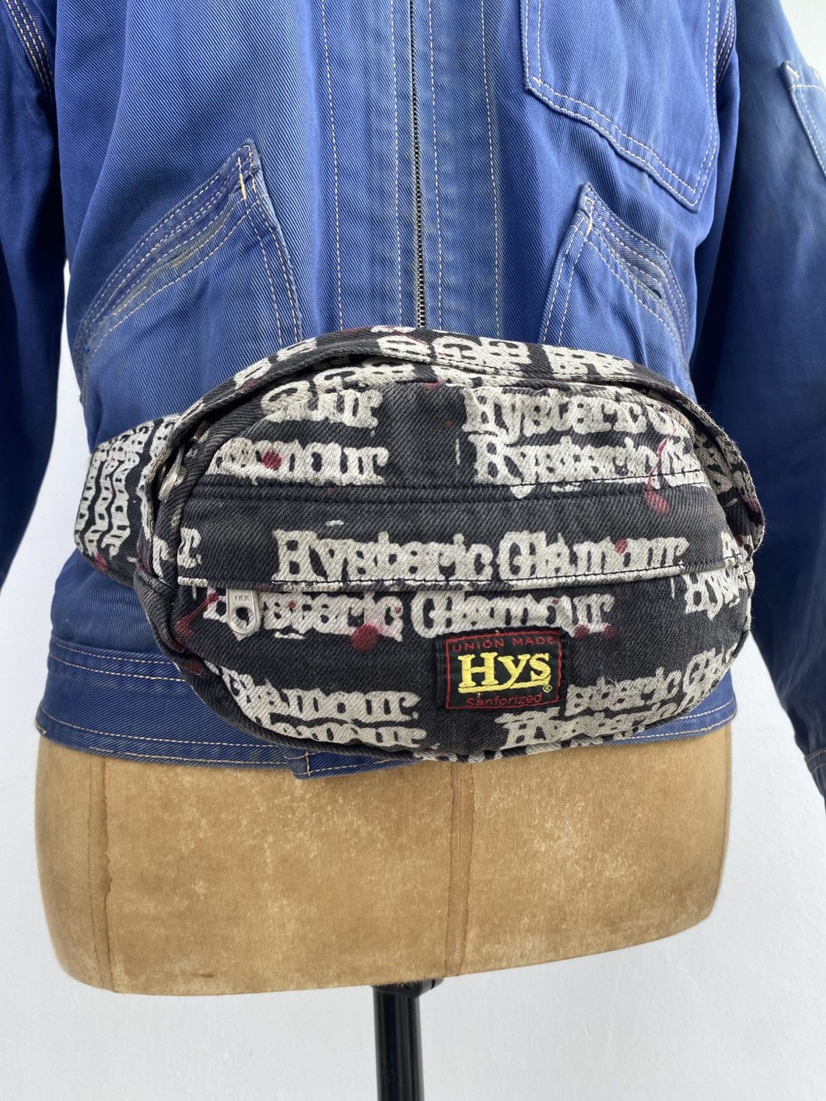 Hysteric Glamour 2000's Hysteric Glamour Script Cotton Waist Bag Size ONE SIZE - 3 Thumbnail