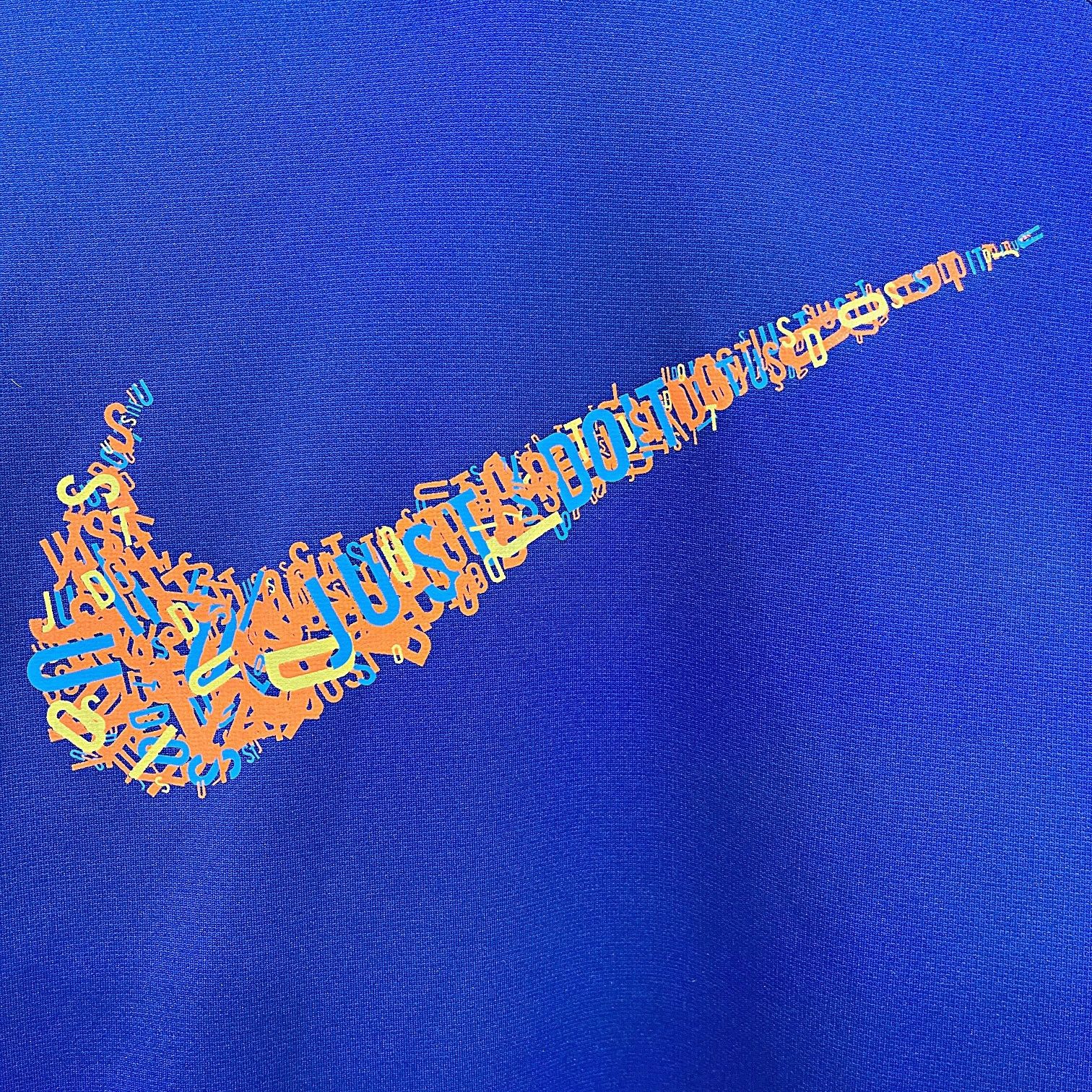 Nike Nike Just Do It Swoosh Logo Tech Hoodie Blue Fleece Mens M Size US M / EU 48-50 / 2 - 3 Thumbnail