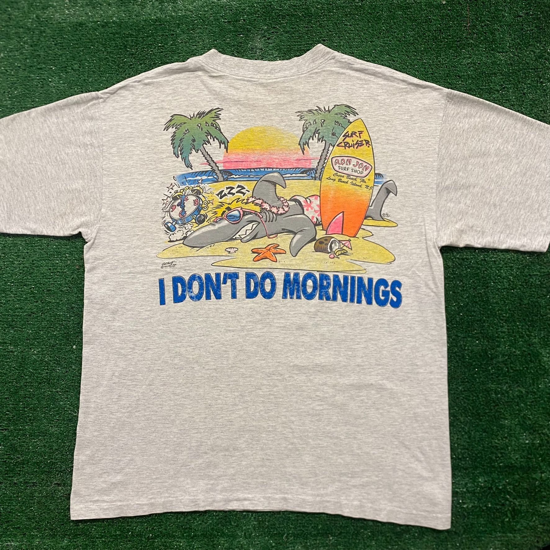 Ron Jon Surf Shop Vintage 90s Ron Jon Surf Shop Single Stitch Baggy T-Shirt Size US L / EU 52-54 / 3 - 1 Thumbnail