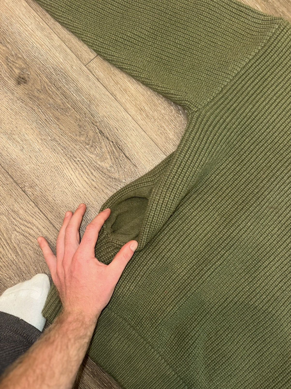 John Elliott John Elliott Ribbed Wool Crewneck - M - Has pockets Size US M / EU 48-50 / 2 - 3 Thumbnail