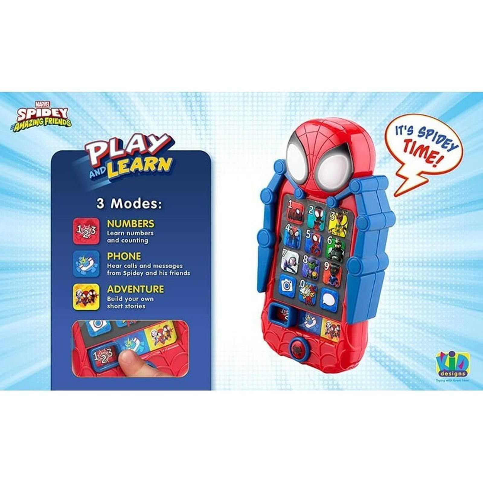 Other Marvel Spidey & His Amazing Friends Toy Phone Superhero Size ONE SIZE - 3 Thumbnail