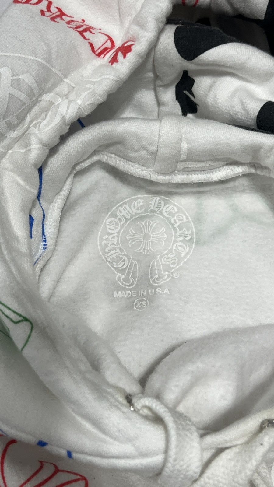Chrome Hearts Chrome Hearts Stencil White Hoodie Size US XS / EU 42 / 0 - 20 Thumbnail