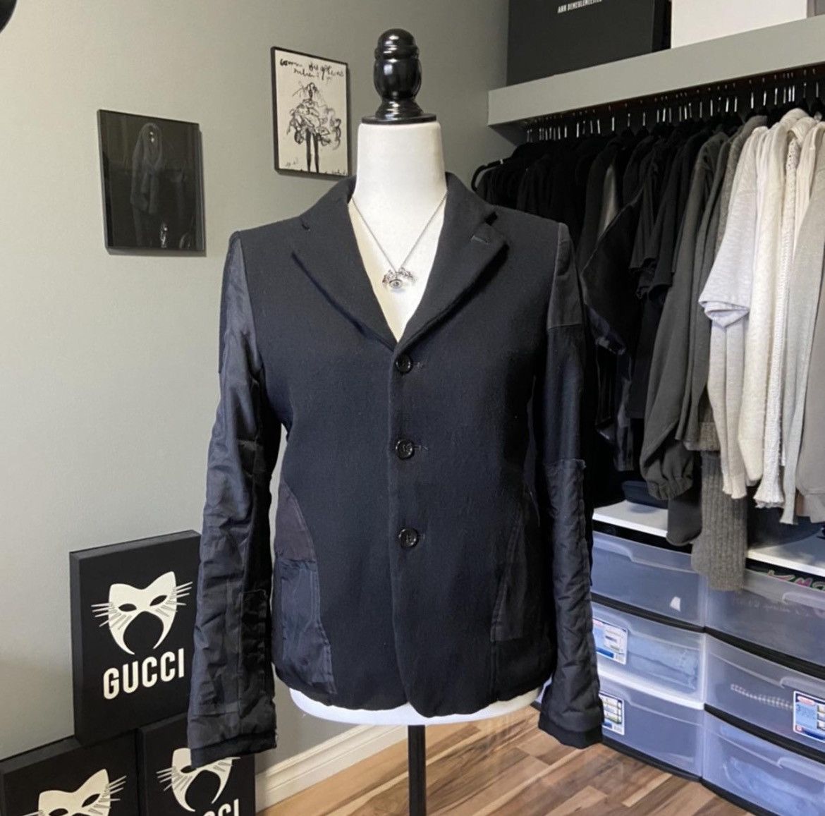 Comme des Garcons CDG BLACK - Patchwork Blazer Size XS / US 0-2 / IT 36-38 - 1 Thumbnail