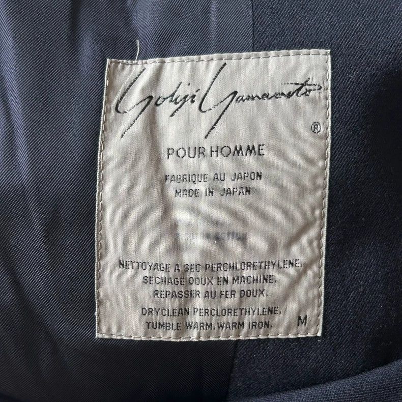 Yohji Yamamoto Yohji Yamamoto Yohji Yamamoto Long Black Suit Jacket Size US M / EU 48-50 / 2 - 5 Thumbnail