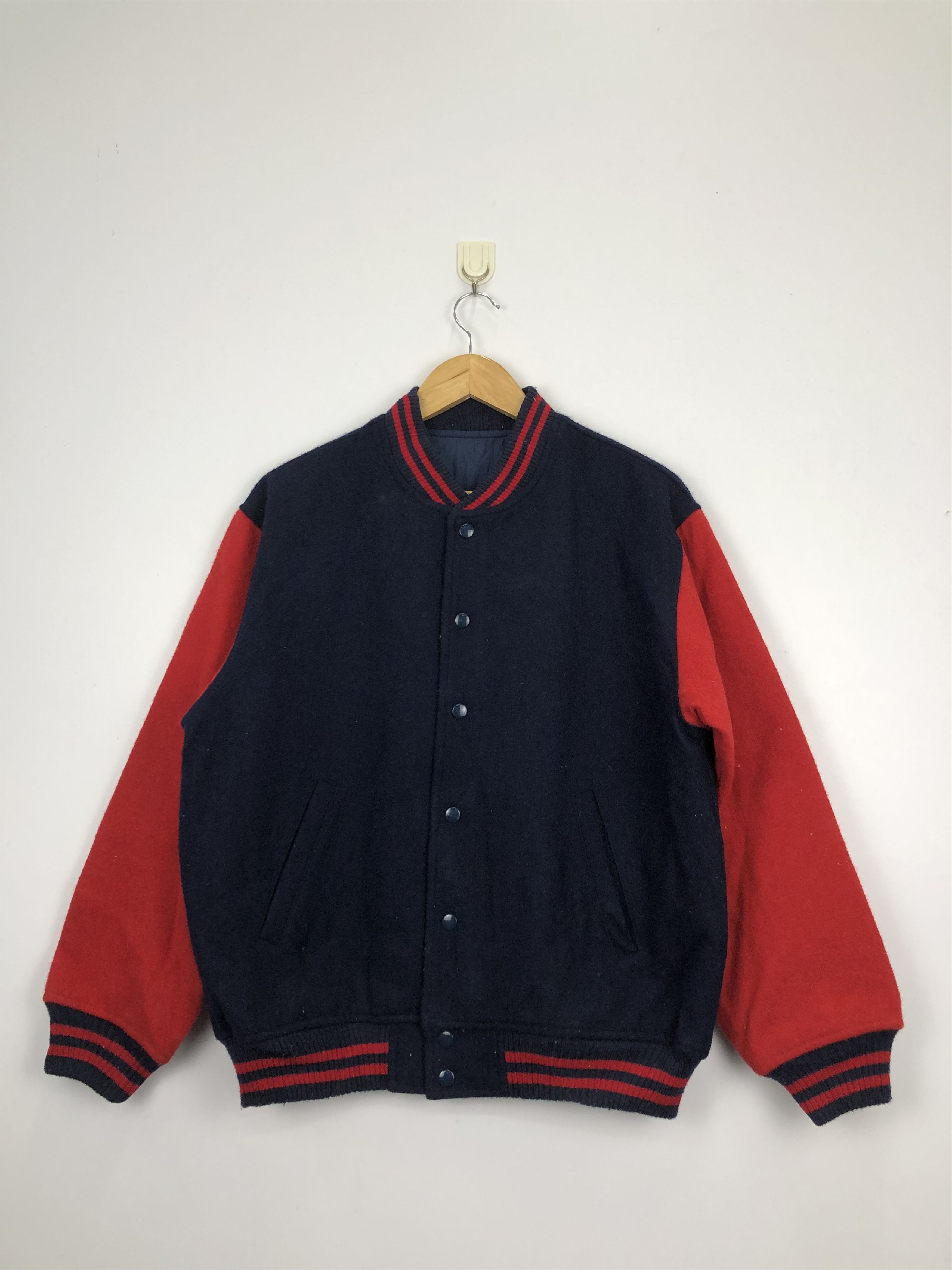 Vintage Vintage 90s Polo Ralph Lauren Wool Bomber Jacket Rare 