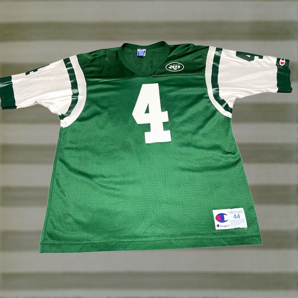 Champion CHAMPION New York Jets Glenn Foley #4 NFL Jersey Size 44 LARGE Vintage 90s EUC T-Shirt Men Green L Size US L / EU 52-54 / 3 - 1 Thumbnail