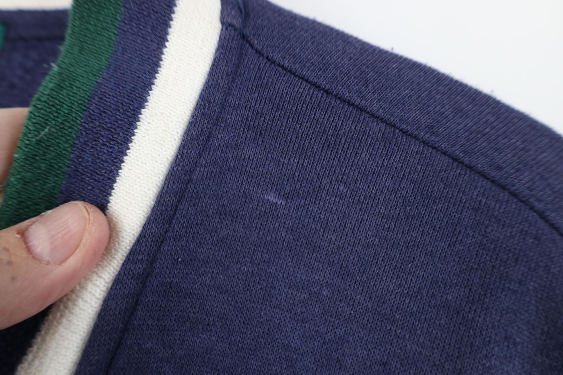 Vintage Vintage 90s Streetwear Golf Golfing Cardigan Sweatshirt Blue Size US XL / EU 56 / 4 - 5 Thumbnail