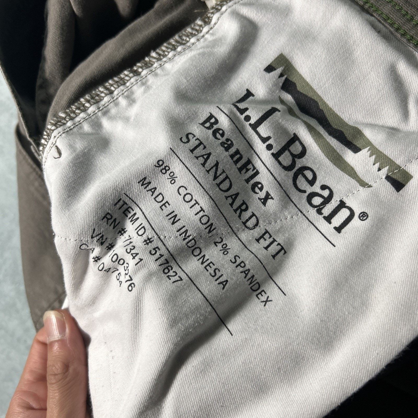 L.L. Bean LL Bean Baggy Cargo Pants Mens 34x29 Hamilton Wide Loose Size US 34 / EU 50 - 3 Thumbnail