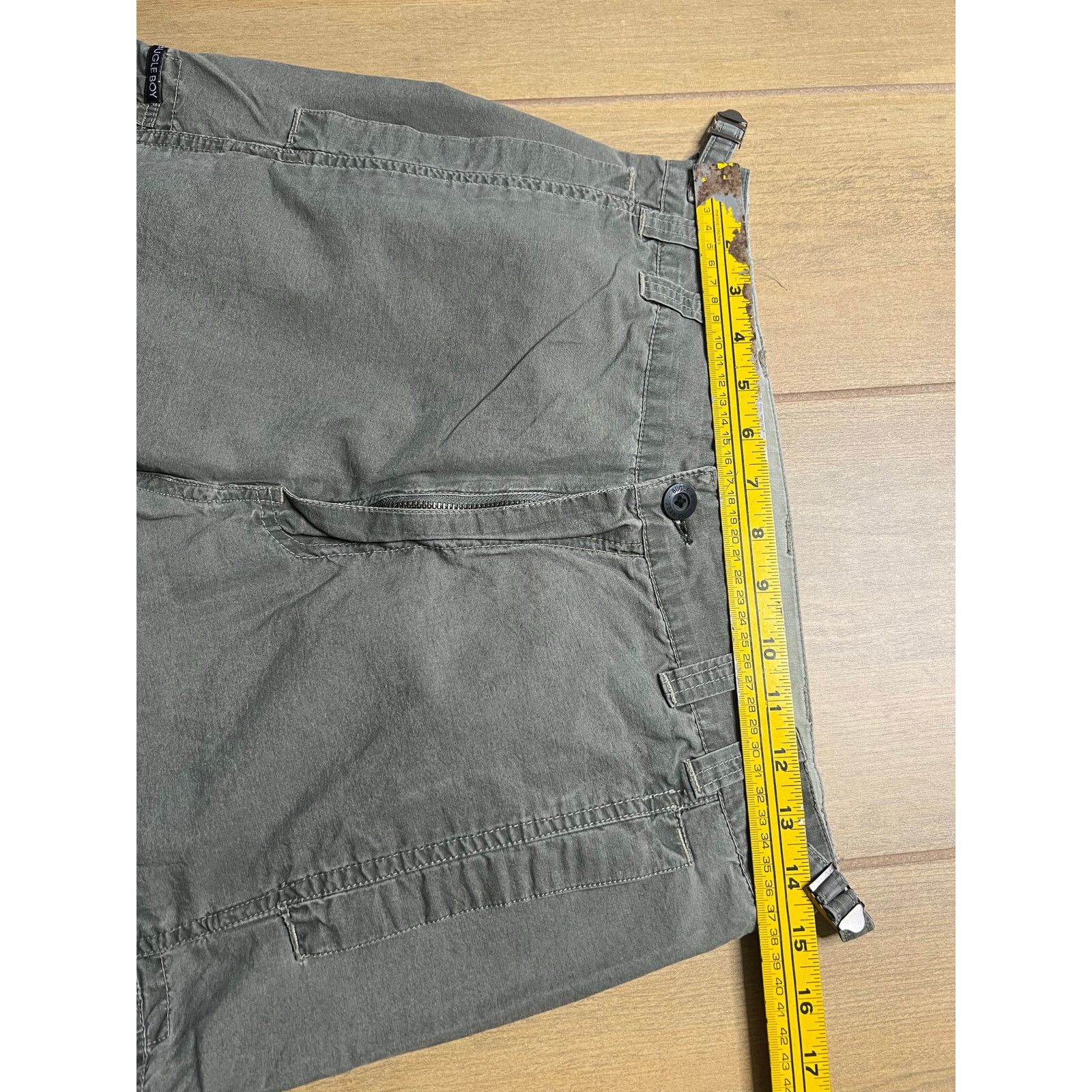 Bugle Boy Vintage 90s Bugle Boy Cargo Pants Mens 30x30 Olive Green Y2K Size US 30 / EU 46 - 5 Thumbnail