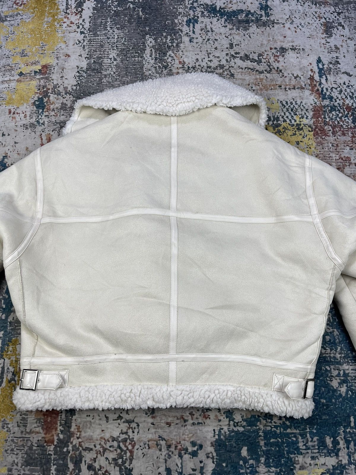 Japanese Brand Mercuryduo AW Faux Shearling Big Collar Bomber Jacket Size M / US 6-8 / IT 42-44 - 2 Thumbnail