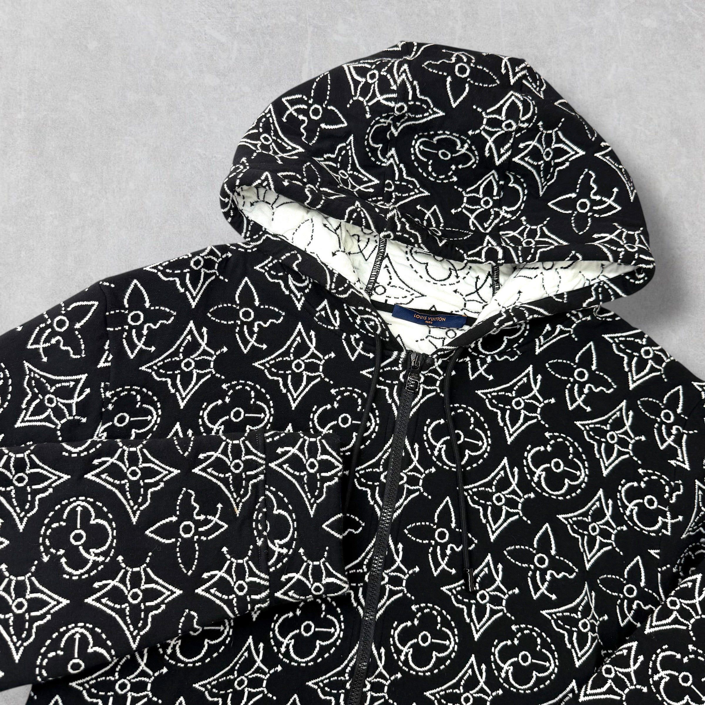 Louis Vuitton Louis Vuitton x NBA Quilted Zip Hoodie XXL Size US XXL / EU 58 / 5 - 4 Thumbnail