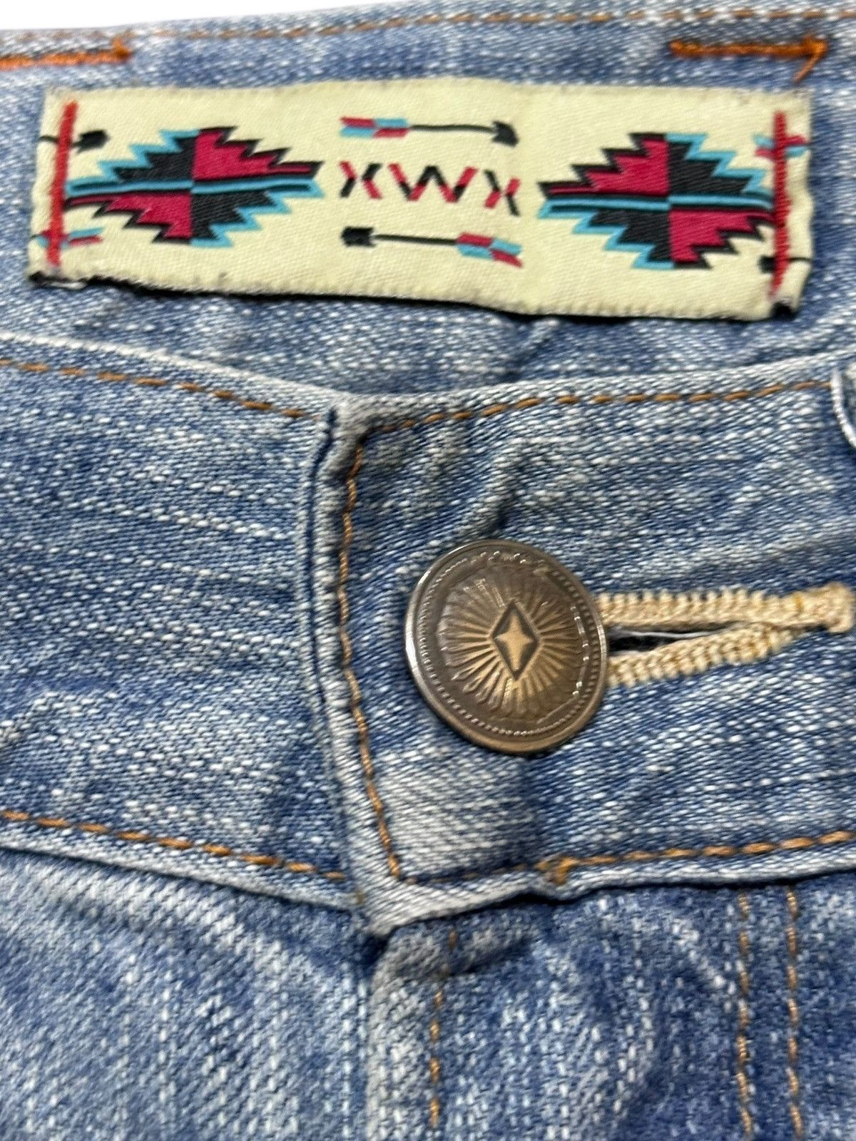 Edwin Vintage Edwin XV Flare Bootcut Faded Wash Denim Size US 29 - 5 Thumbnail