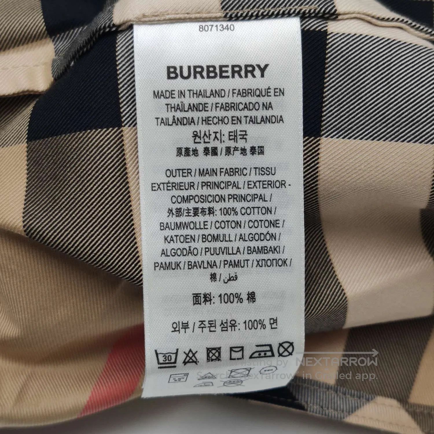 Burberry Burberry Cotton Check Collared Shirt US0/XXS. Size XXS / US 00 / IT 34 - 9 Thumbnail